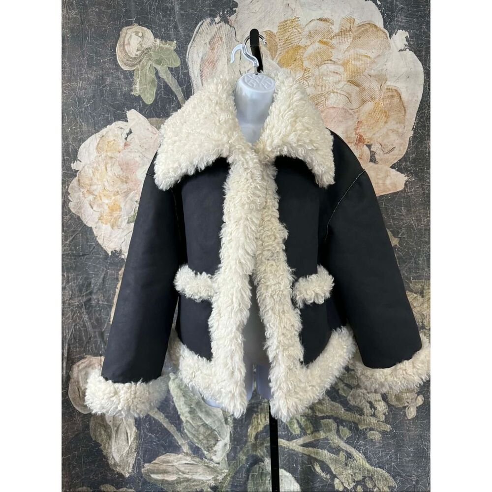 New Free People Kiki Sherpa Jacket Size S - Picture 7 of 11